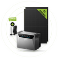 Sicatron 1000 Watt Balkonkraftwerk - 2x 500W bifazial - Anker SOLIX Solarbank 4 Pro
