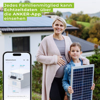 Sicatron 2000 W Balkonkraftwerk - 4x 500W Bifazial - Anker Solix Solarbank 2 Pro